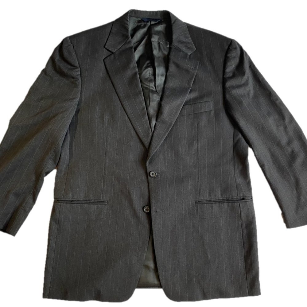 Burberry Mens suit Jacket Pinstripe 42R Wool